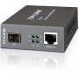 "Omada 10/100/1000 Mbps RJ45 to 1000 Mbps SFP Slot Supporting MiniGBIC Modules PORT: 1× Gigabit SFP Slot, 1× Gigabit RJ45 Port (